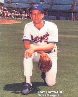 Hayward with the [[Texas Rangers (baseball)|Texas Rangers]] {{circa}} 1988