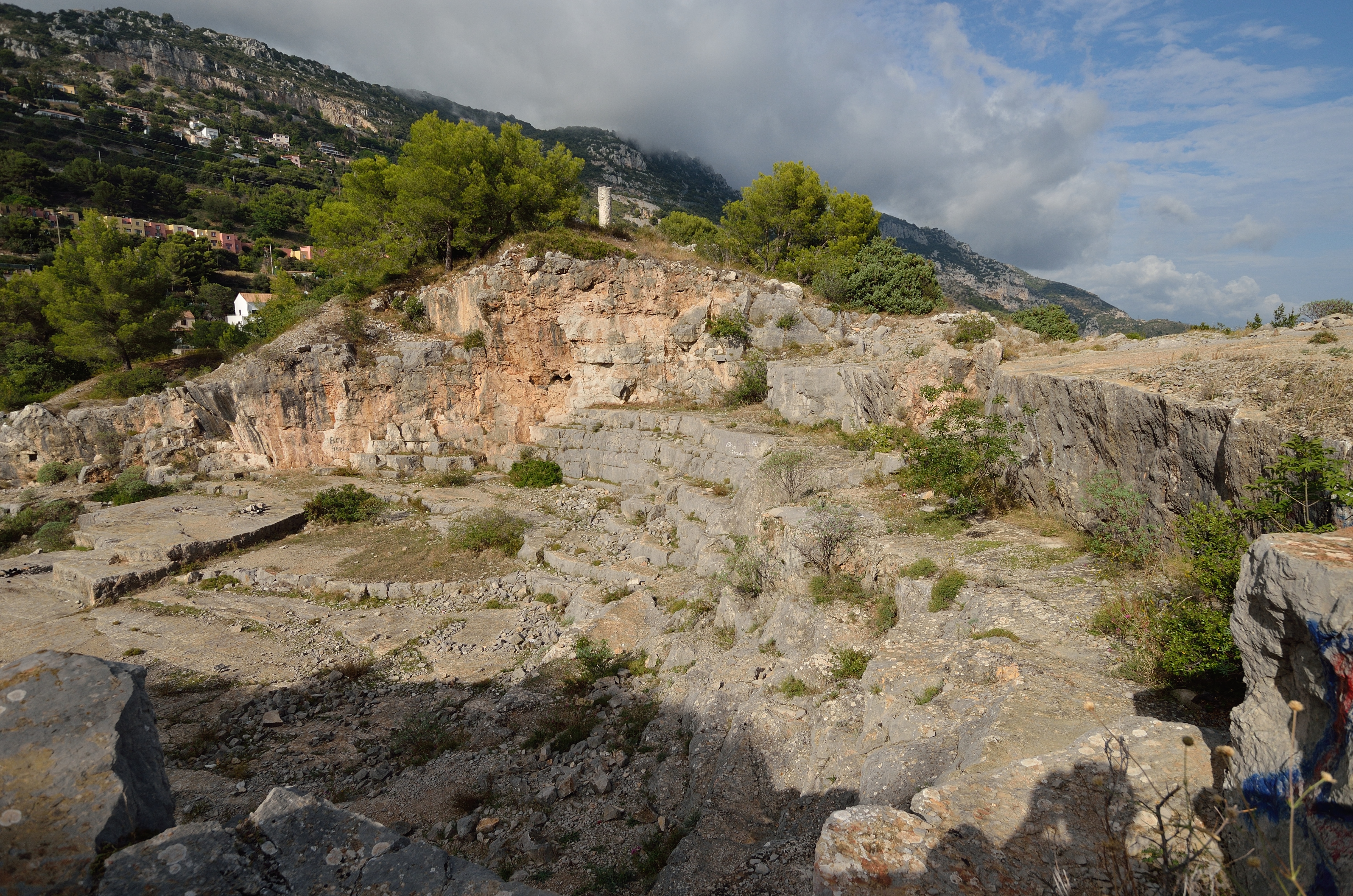 La carrière du Justicier  France Provence-Alpes-Côte d'Azur Alpes-Maritimes La Turbie 06320