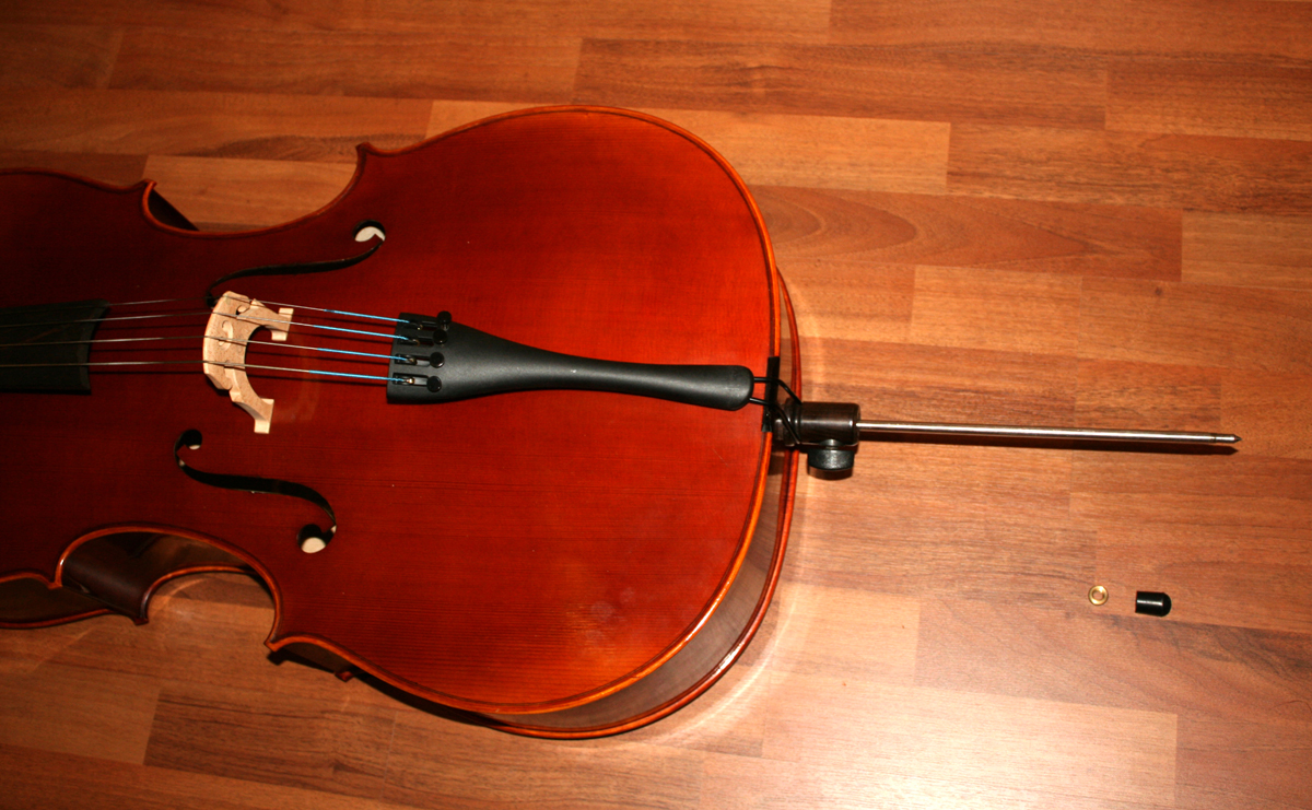 attache pour pique forme violoncelle - La boutique du violon