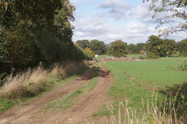 File:Farm track to Vyne Farm - geograph.org.uk - 3715669.jpg