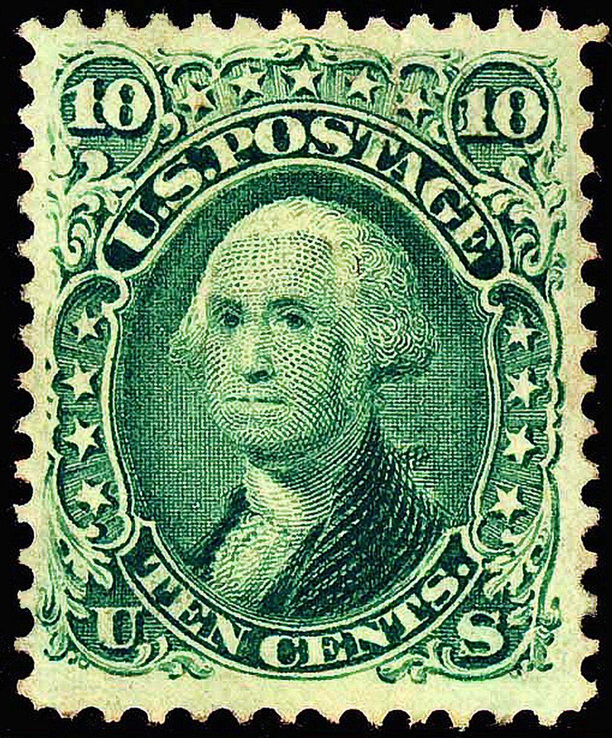 George Washington2 1861 Issue 10c