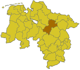 Lokasi Soltau-Fallingbostel di Niedersachsen