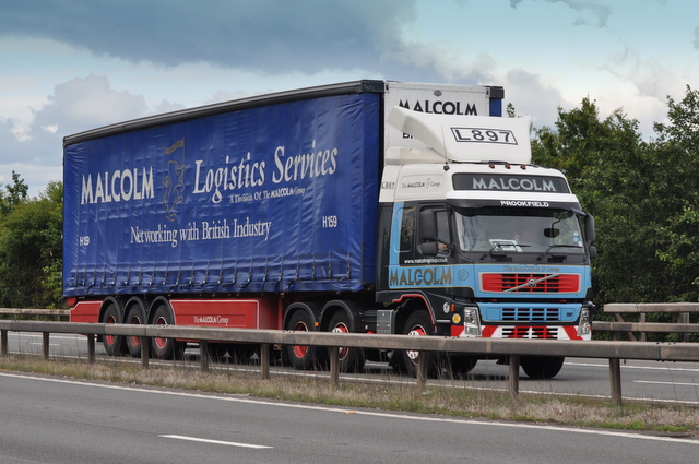 File:M42 Motorway - Malcolm Logistics Services Lorry - geograph.org.uk - 1363476.jpg