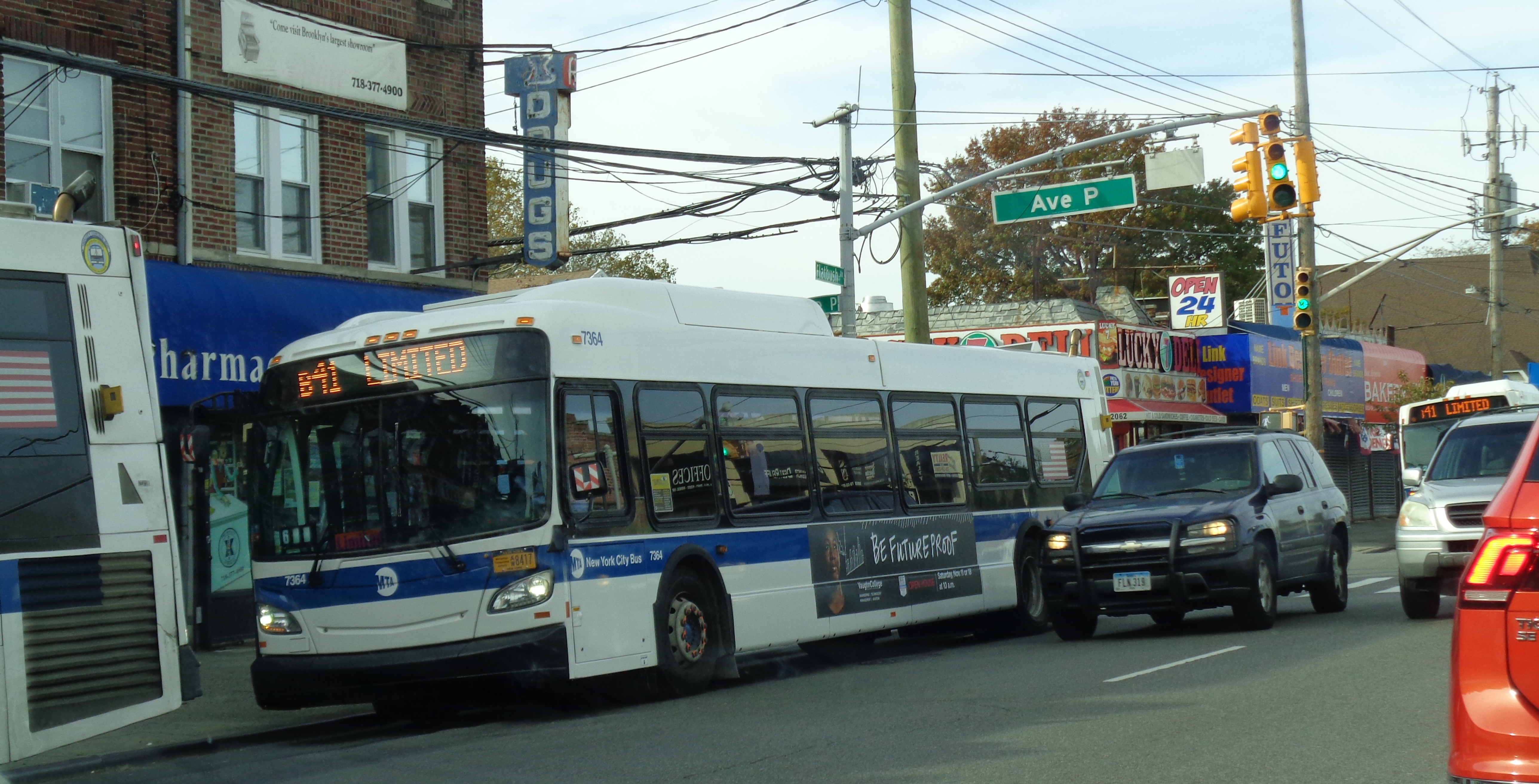 File Mta Flatbush South 57 B41 Bunching Jpg Wikimedia Commons