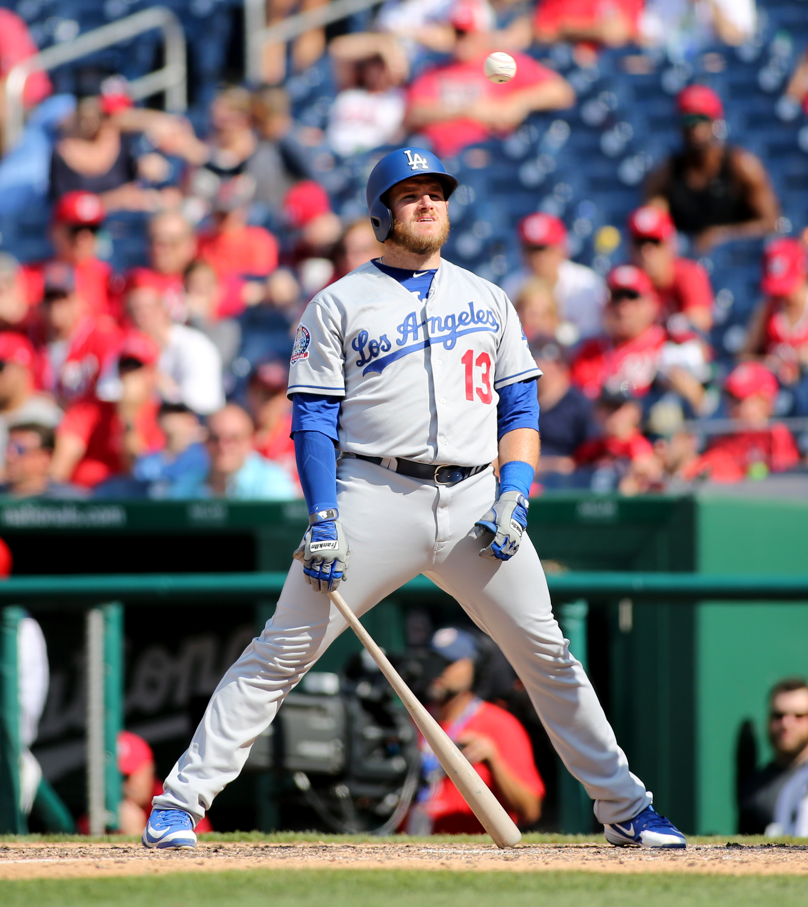 Men's Andrew Toles Los Angeles Dodgers Backer Long Sleeve T-Shirt - Royal