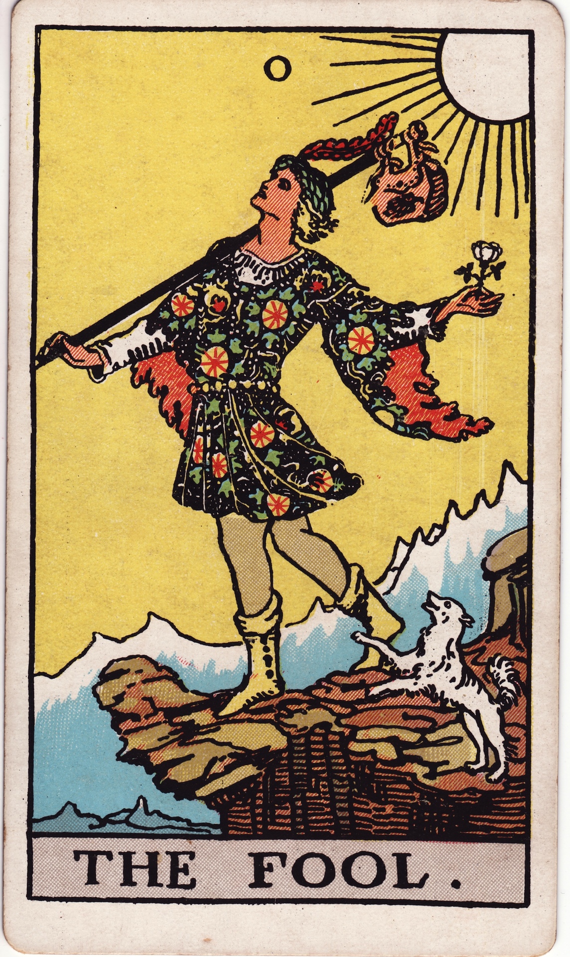 The joker card. The illustration - card for tarot - the fool ...