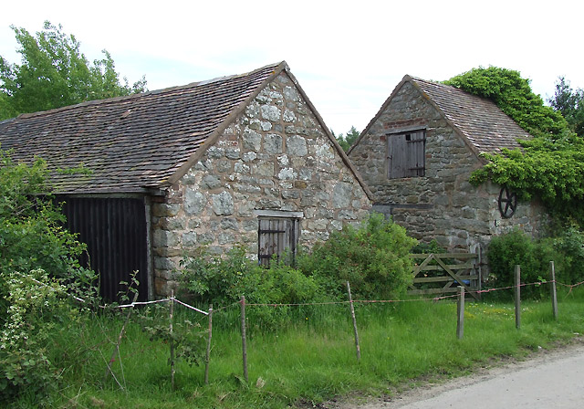 File:Stone Outbuildings, near Shirlett Common, Shropshire - geograph.org.uk - 457309.jpg