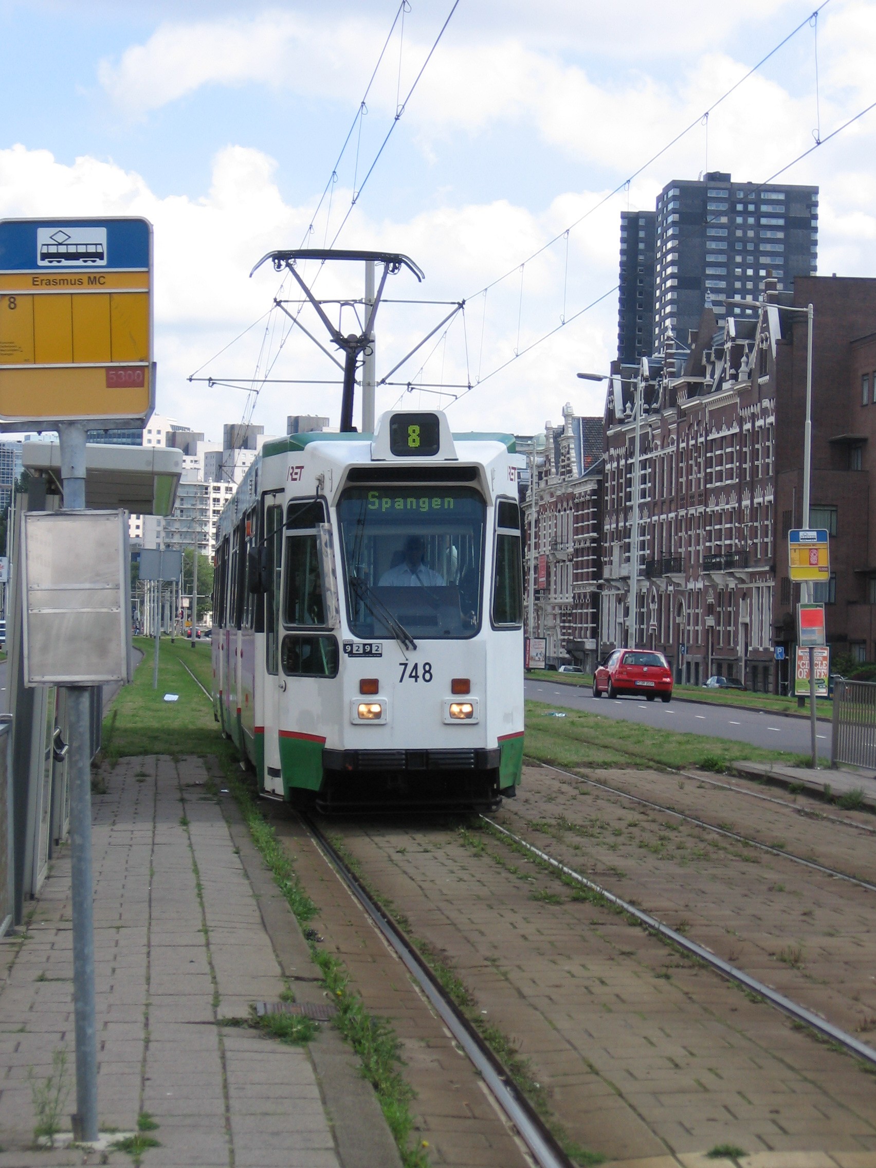 Belang hetzelfde Het is goedkoop Tramlijn 8 (Rotterdam) - Wikipedia