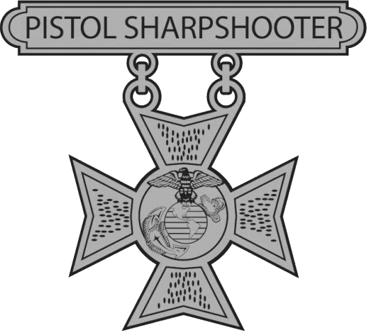 USMC Pistol Basic Badge
