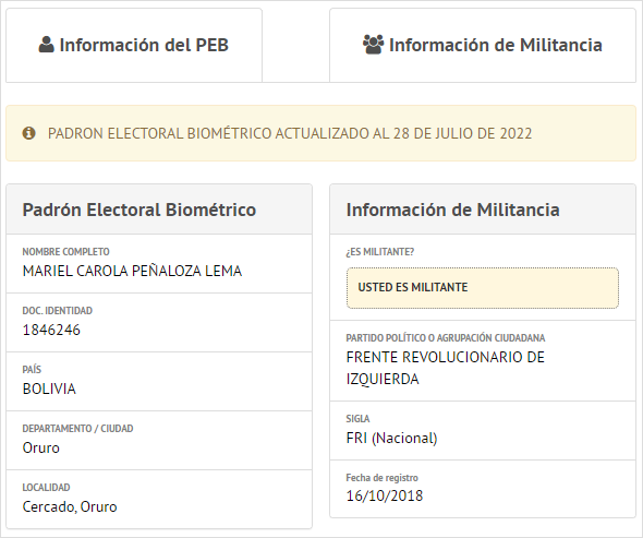 File:(Mariel Peñaloza) Biometric Electoral Roll & Political Militancy.png