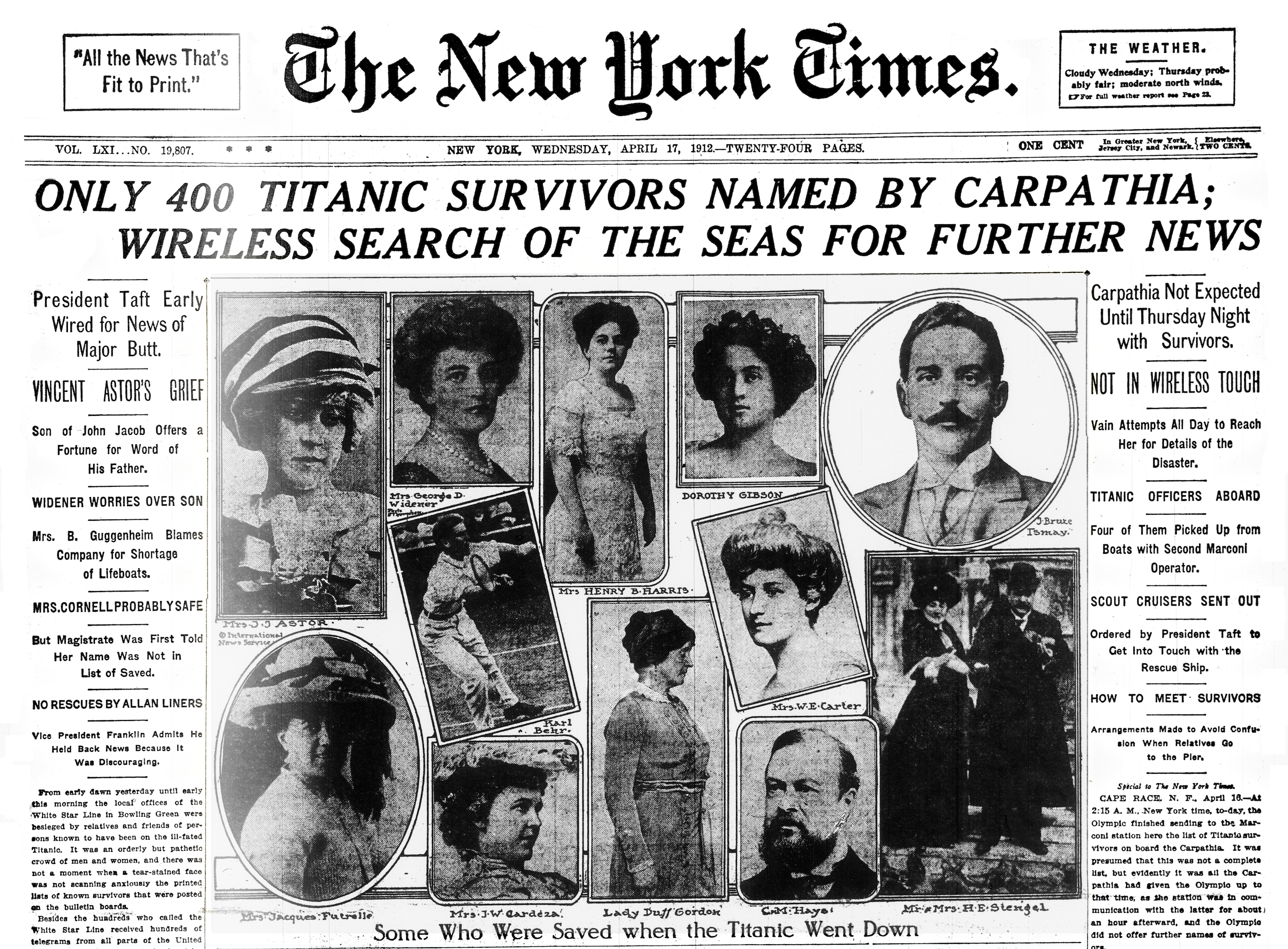 On the Titanic, Defined by What They Wore - The New York Times