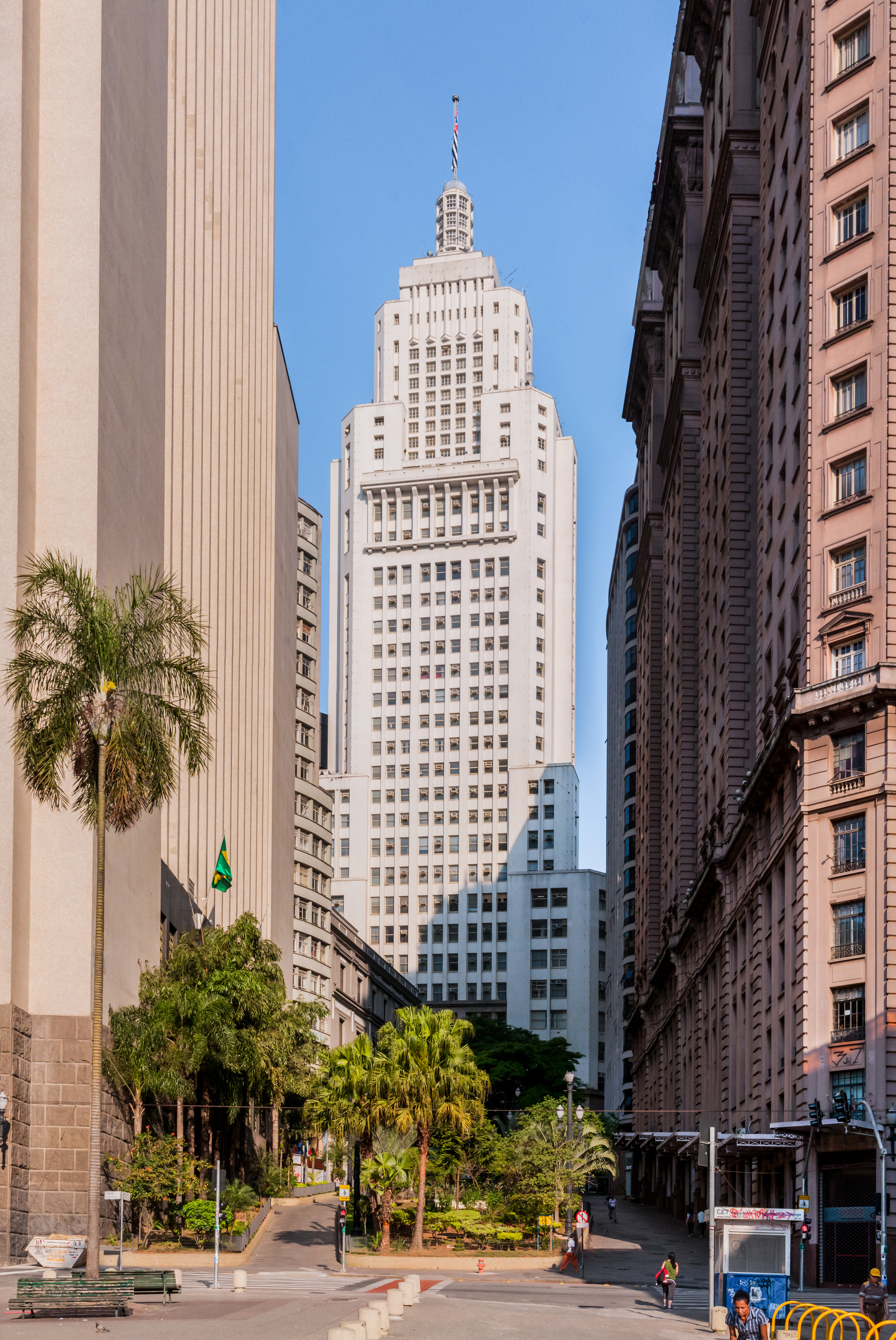 Buildings near Paulista Avenue, in Sao Paulo, Brazil (Brasil) - a