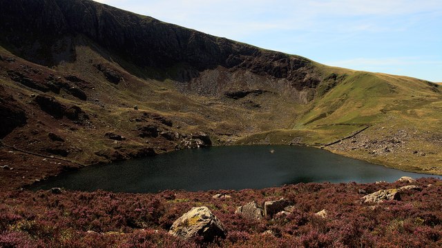 File:Craig Cwm Silyn corrie lake - geograph.org.uk - 5080380.jpg