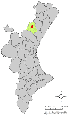 Location in the Valencian Community