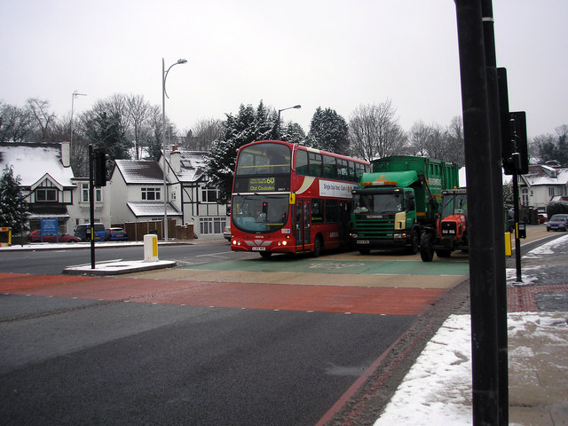 File:North end of Coulsdon Inner Relief Road - geograph.org.uk - 877476.jpg