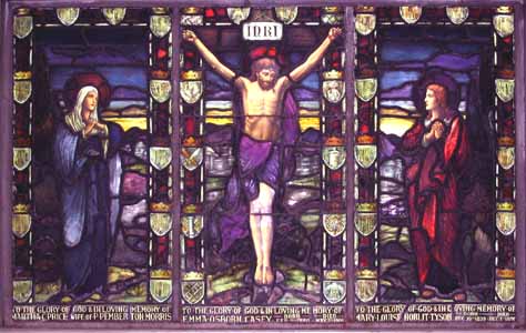 File:Trinity Episcopal Church, Swarthmore, PA, Crucifixion Window.jpg