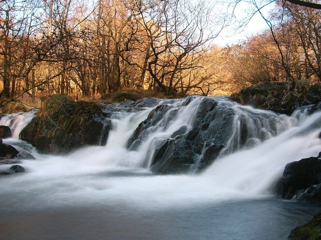 Waterfall on Tarn Beck - geograph.org.uk - 1578837