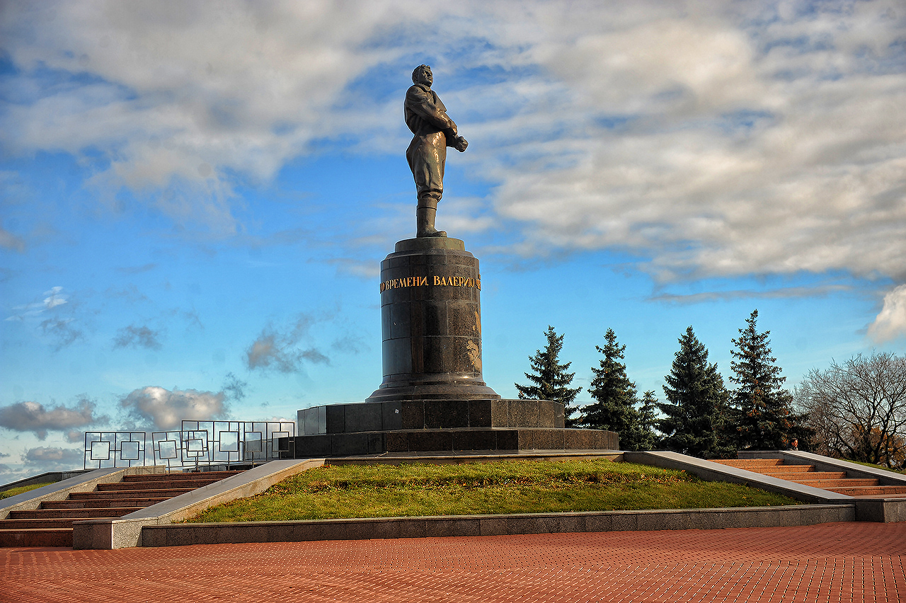 Памятник чкалову в нижнем новгороде