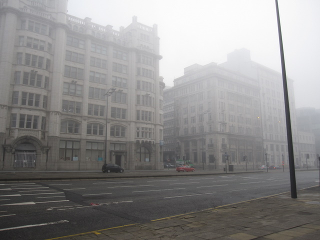 File:A foggy view across Georges Dock Gates, Liverpool - geograph.org.uk - 1639240.jpg