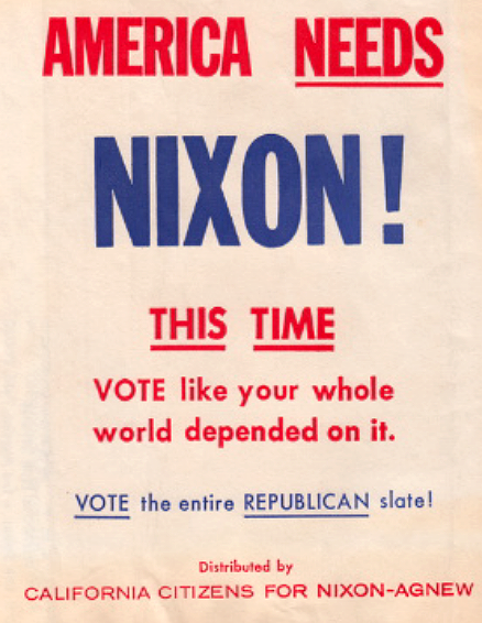 nixon 1968 campaign