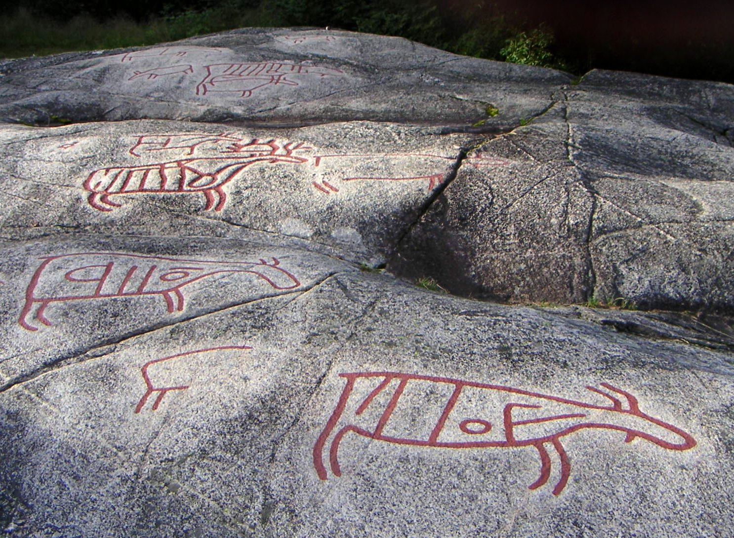 Photo of Rock carvings at Møllerstufossen