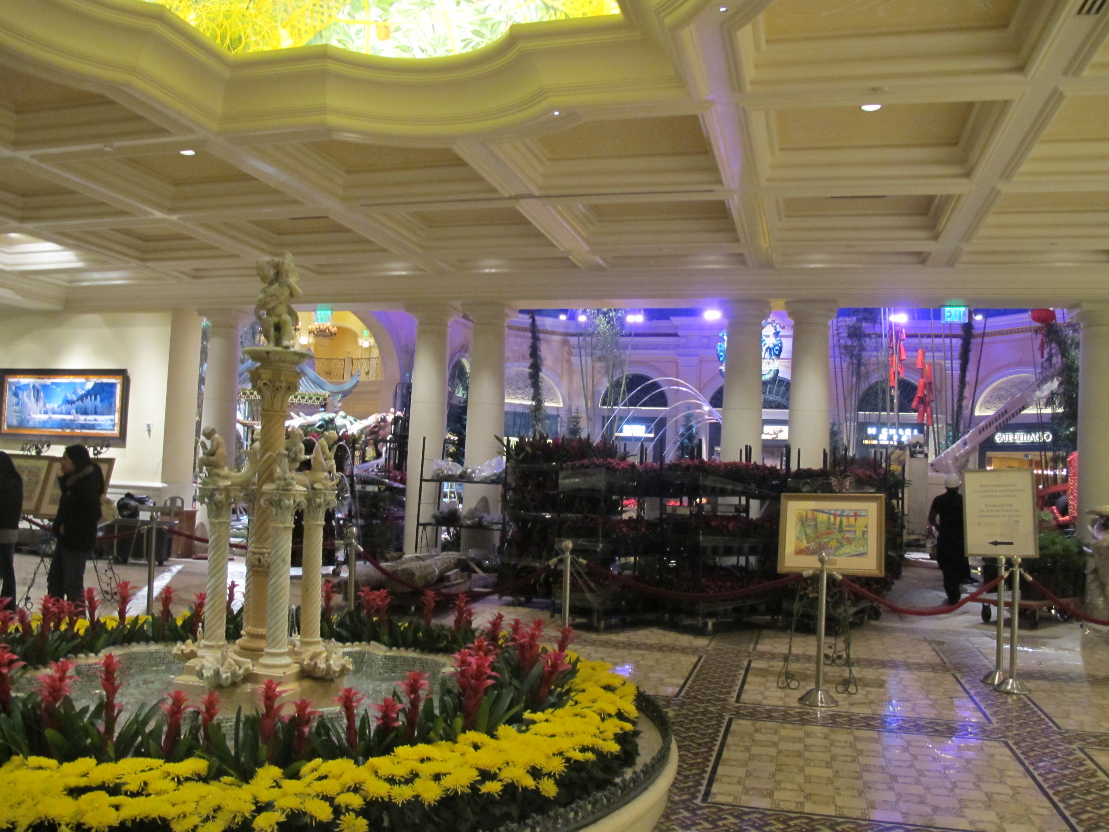 File Las Vegas Fountain In Bellagio S Lobby 6676967455 Jpg