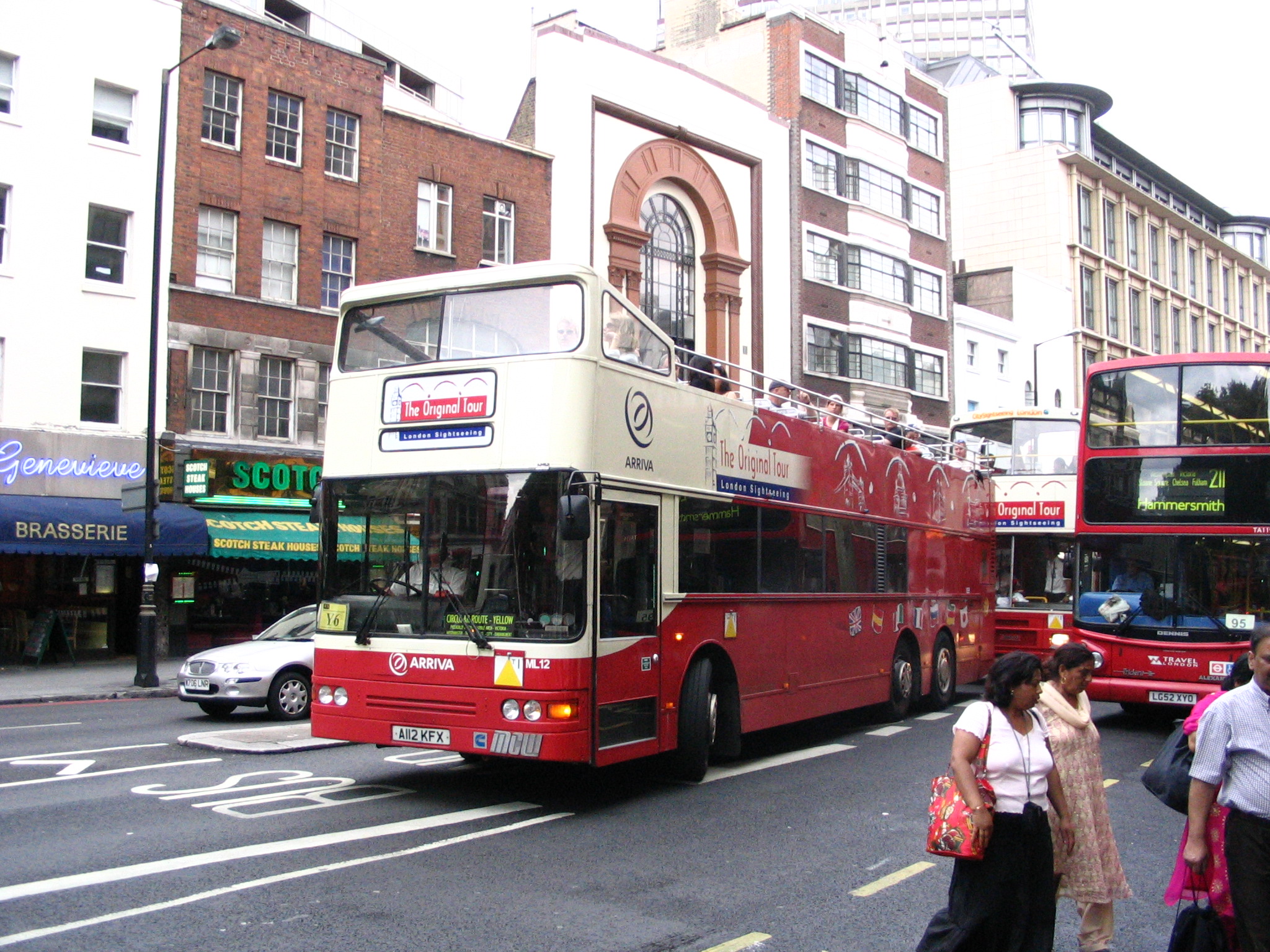 Original tour. Open Top Bus in London photo.