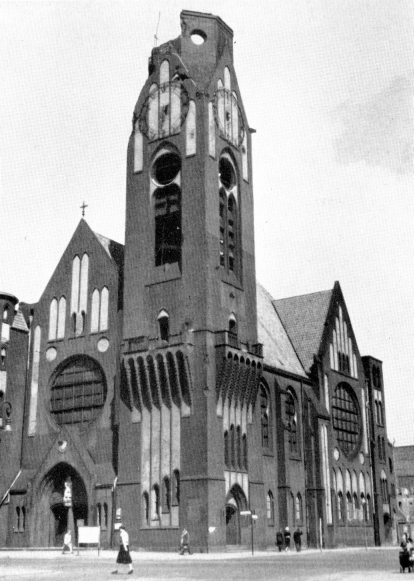 The Reformation Church in Moabit, damaged in the night of 22–23 November 1943
