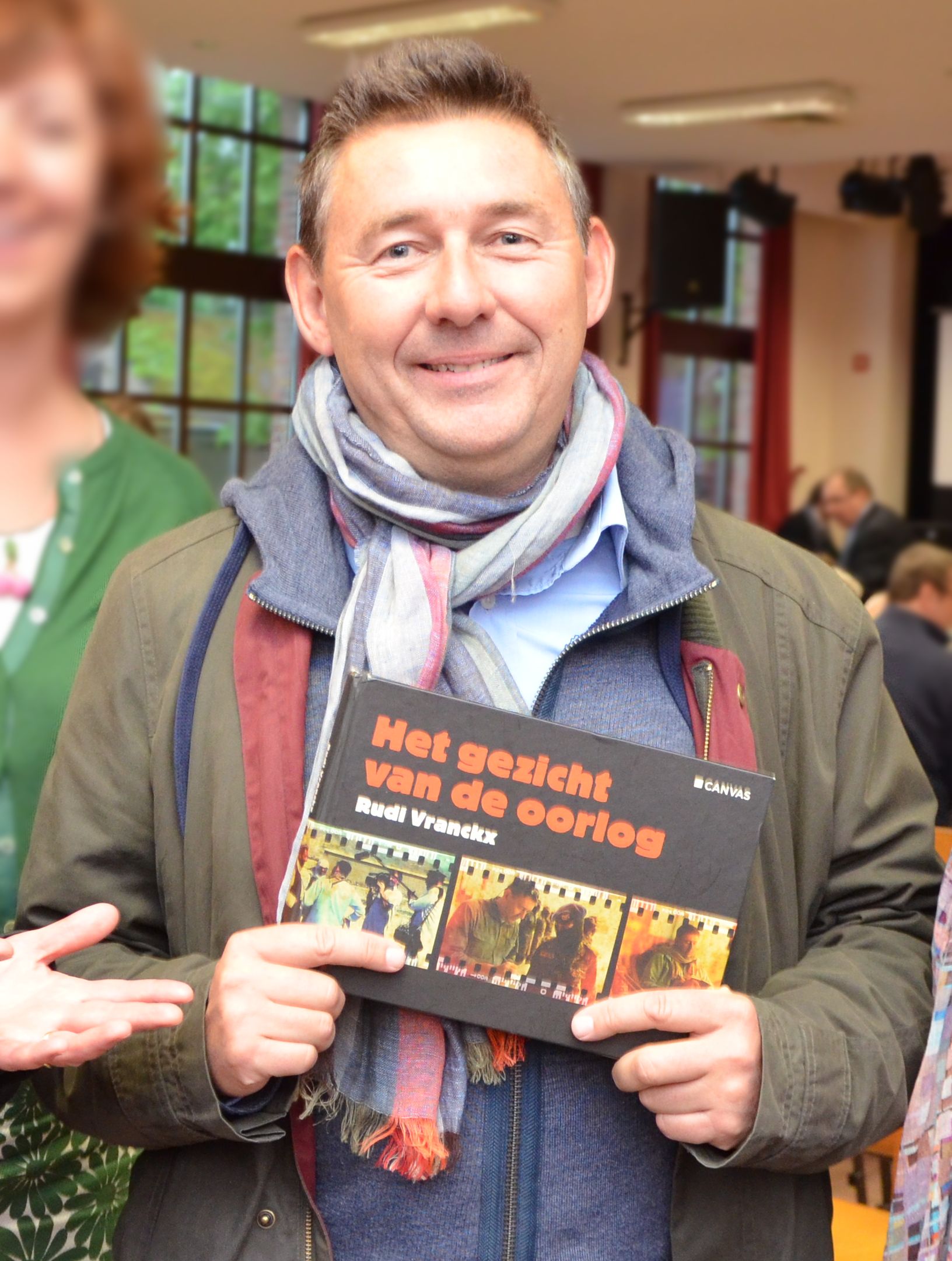 Rudi Vranckx at a reading for his book