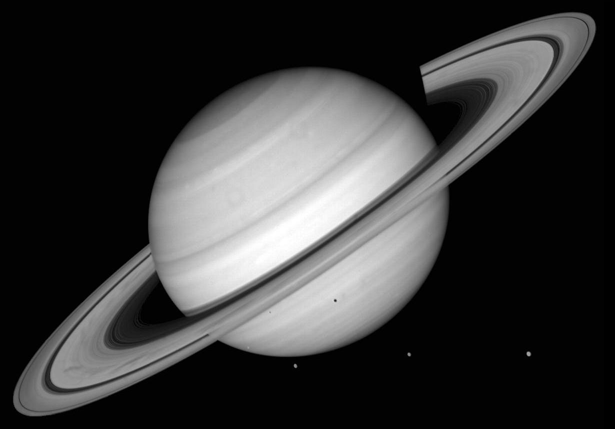 three moons saturn