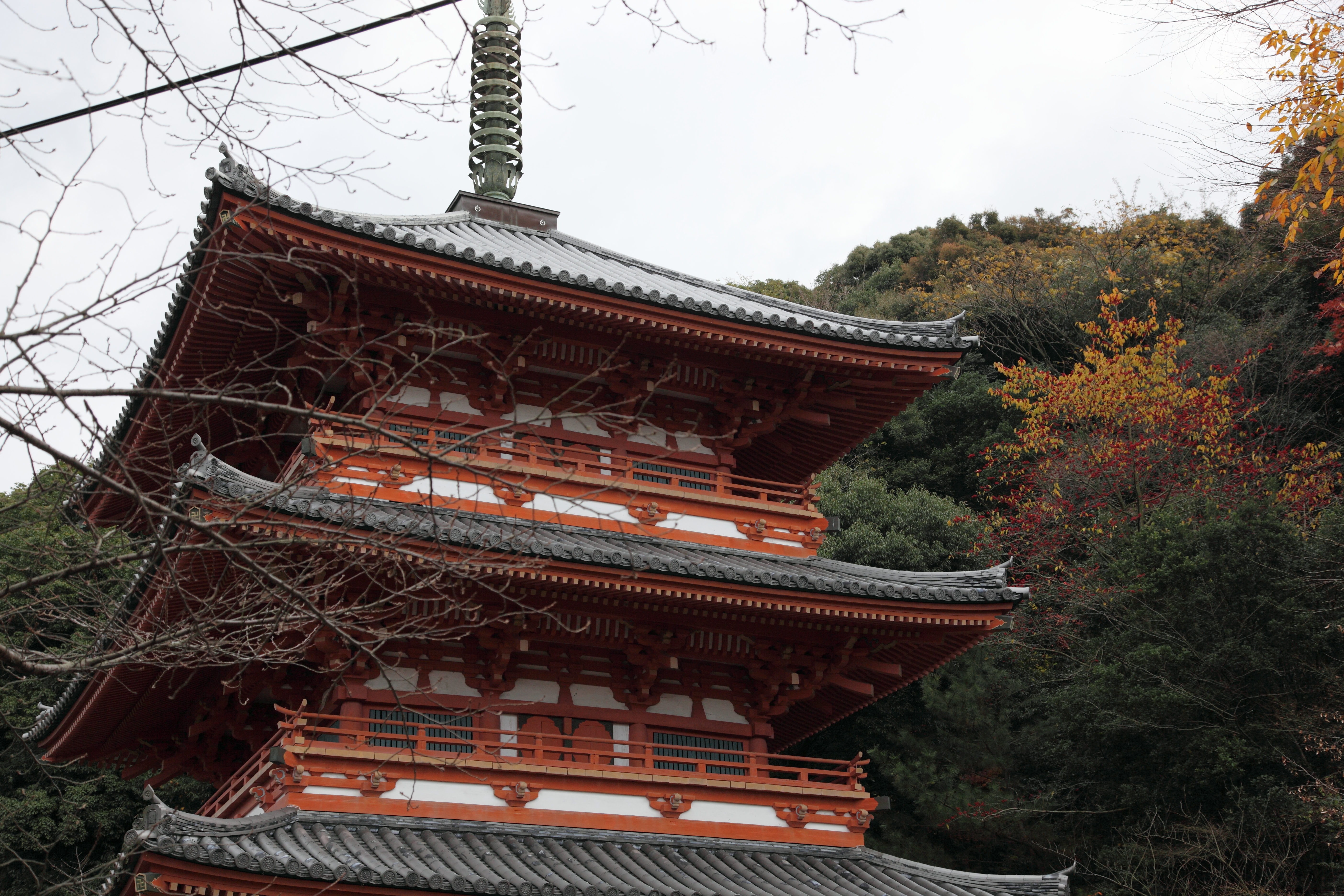 File 清水寺三重塔 福岡県みやま市 Jpg Wikimedia Commons