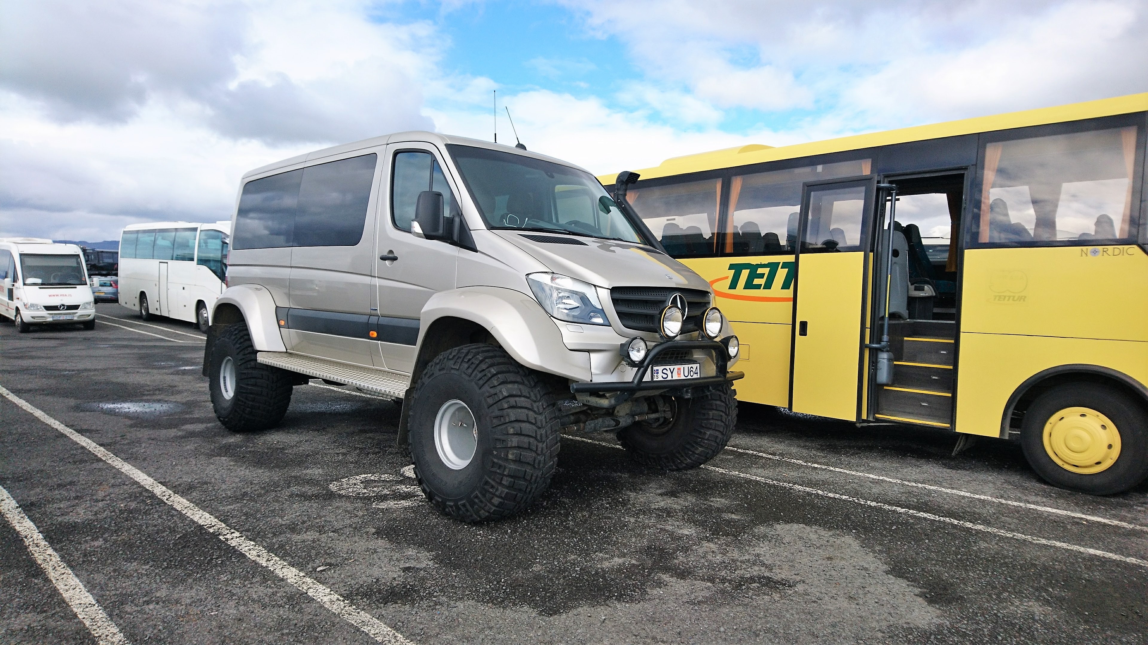 Trapumas skystas mb sprinter 4x4 