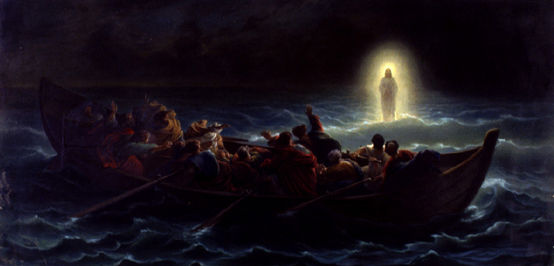 Amédée Varint - Christ marchant sur la mer.jpg