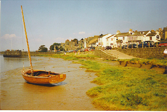 Arnside beach just after high tide - geograph.org.uk - 107045