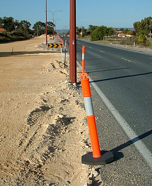 Traffic Control Ahead Sign