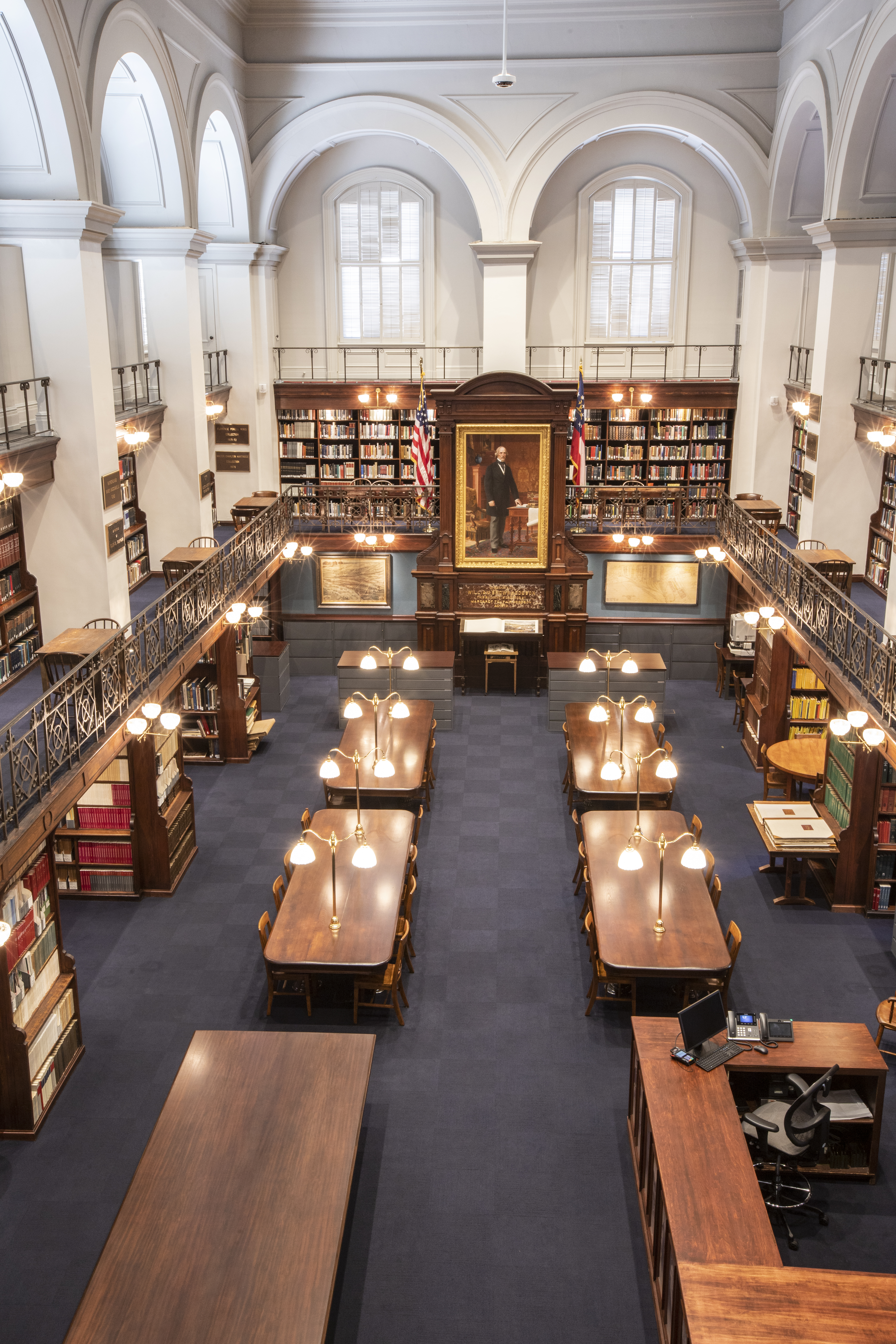 The Research Center's Reading Room, [[W. B. Hodgson Hall]]