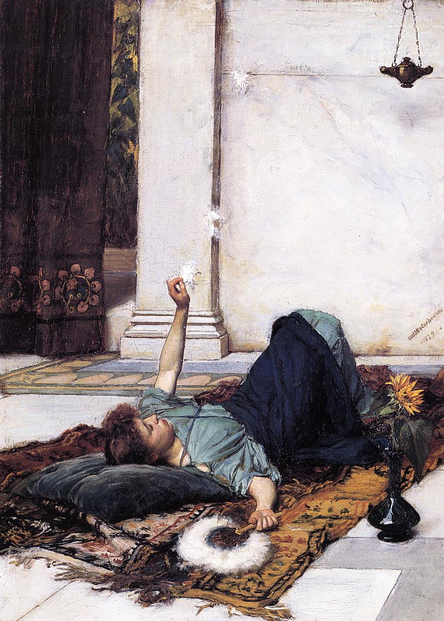 File John William Waterhouse Dolce Far Niente 1879 .jpg Wikipedia