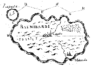Map of Laputa and Balnibarbi (Wiki)