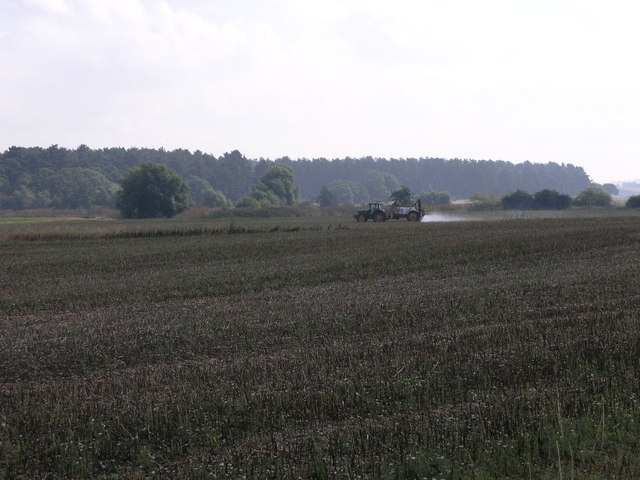 File:Spraying and Woods - geograph.org.uk - 220843.jpg