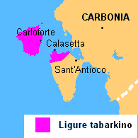 Tabarchino Ligurian dialect spoken in Sardinia