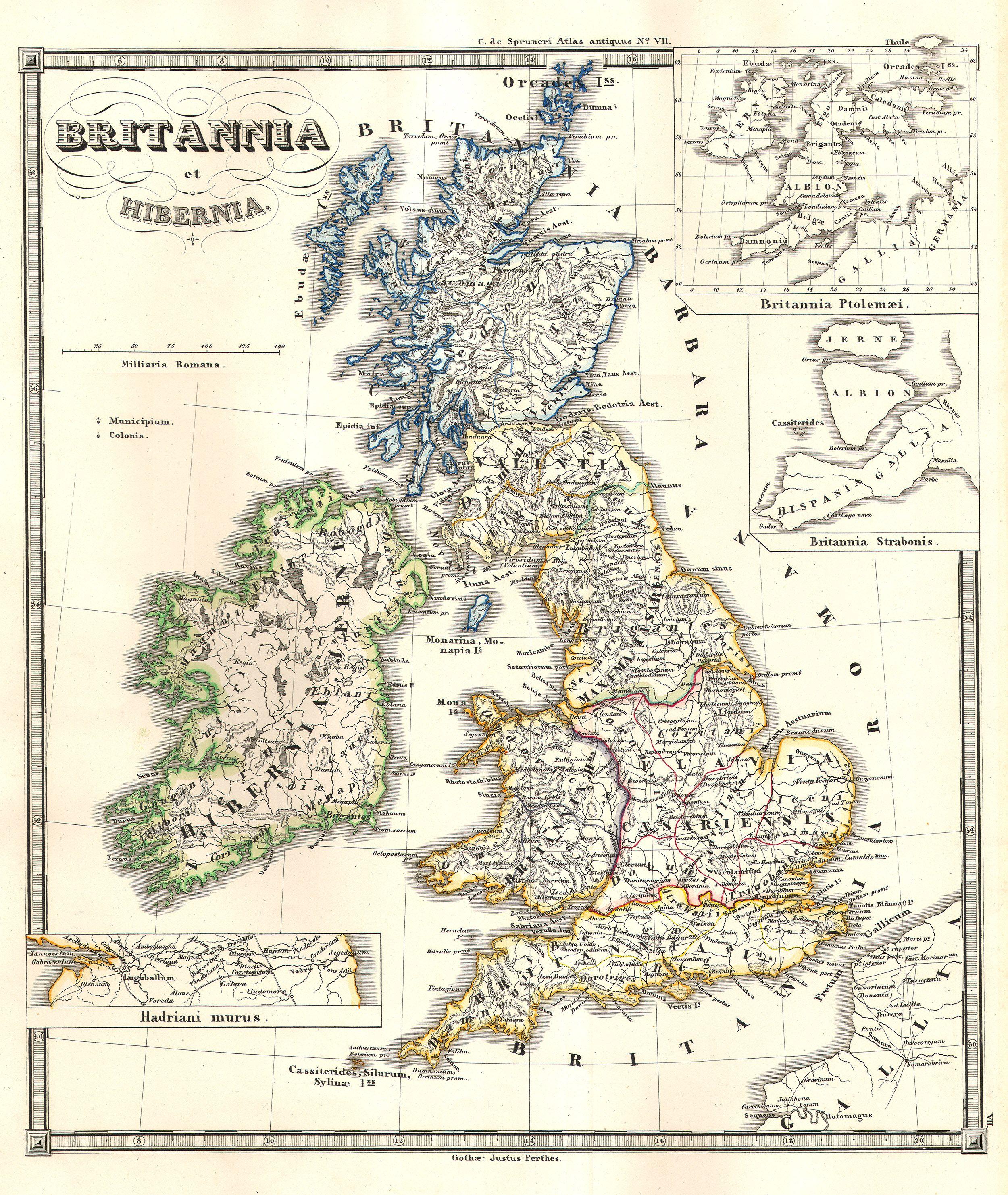 Britannia Romana, Caledonia, et Hibernian : r/mapmaking