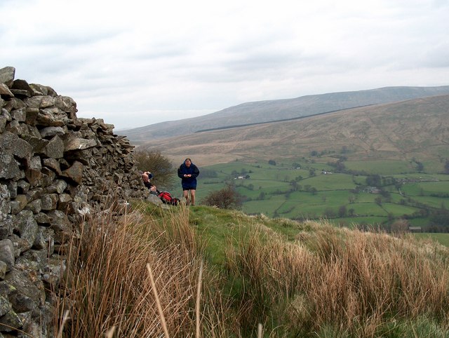 File:A wall along the hillside - geograph.org.uk - 1659636.jpg