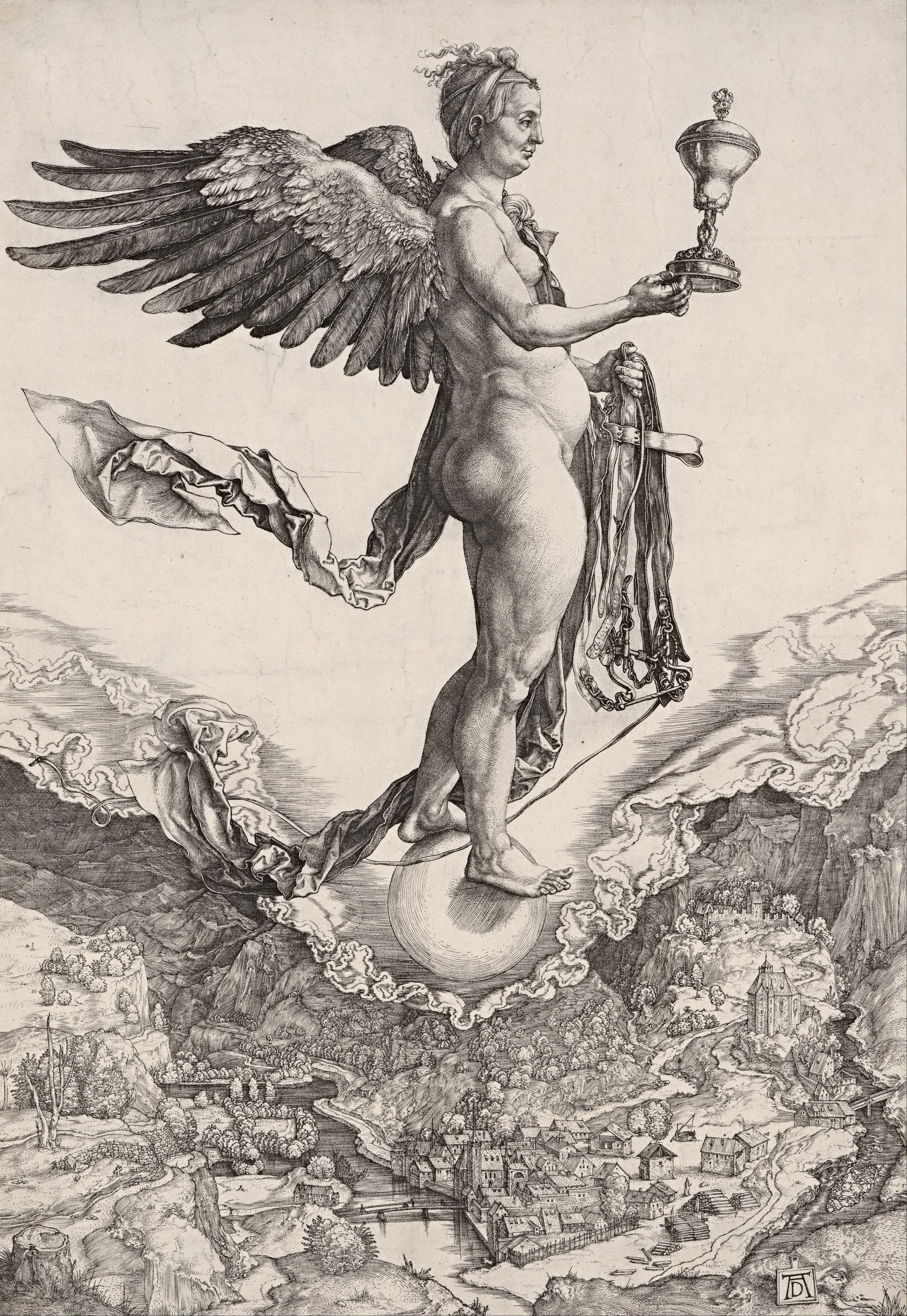 Albrecht Dürer - Nemesis - Google Art Project