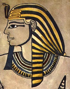 <span class="mw-page-title-main">Nemes</span> Formal headcloth worn by the kings of Ancient Egypt