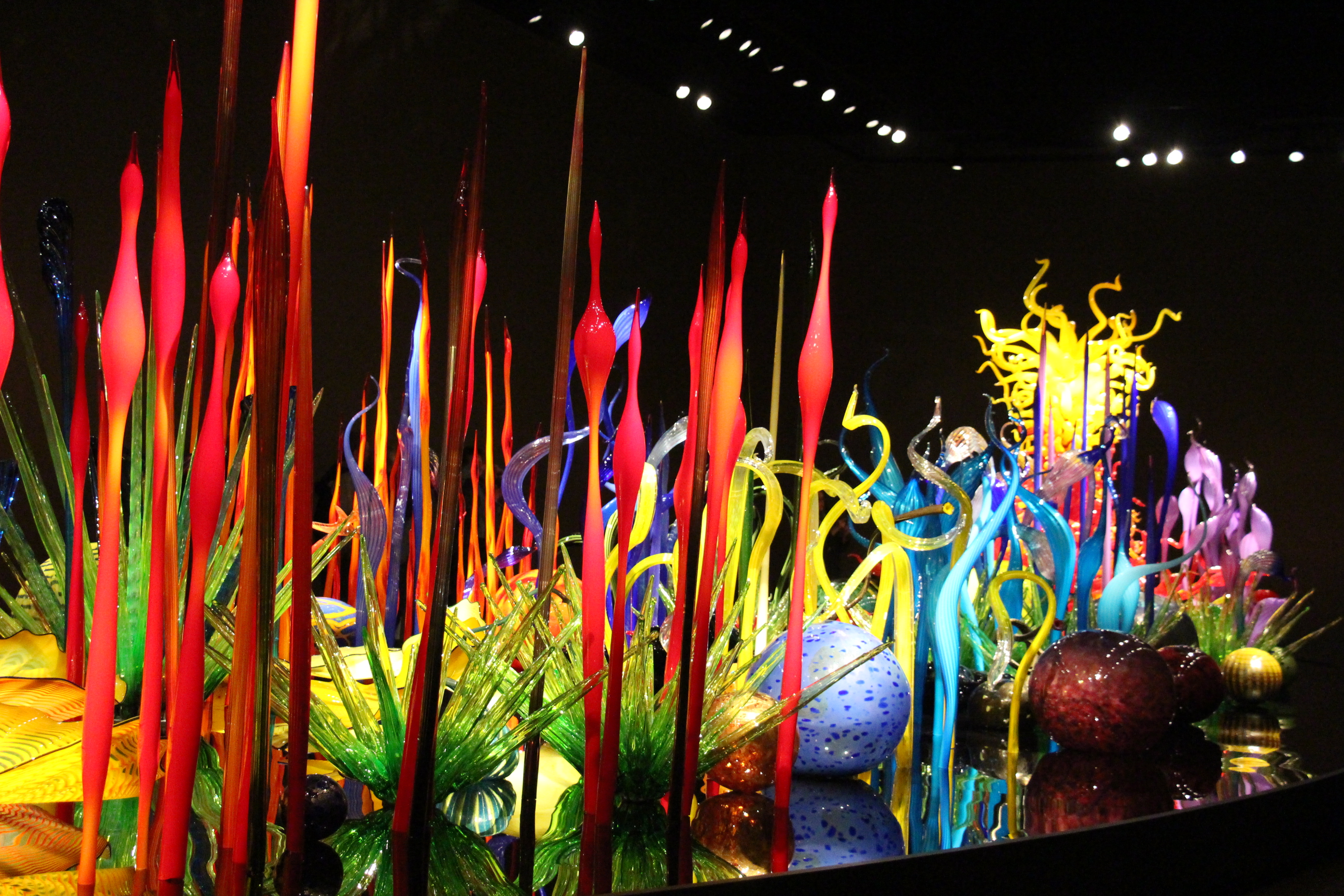 Стекло 2014. Музей-сад Дейла Чихули. Chihuly Garden and Glass. Музей стекла в Сиэтле. Сад д. Чихули в Сиэтле..