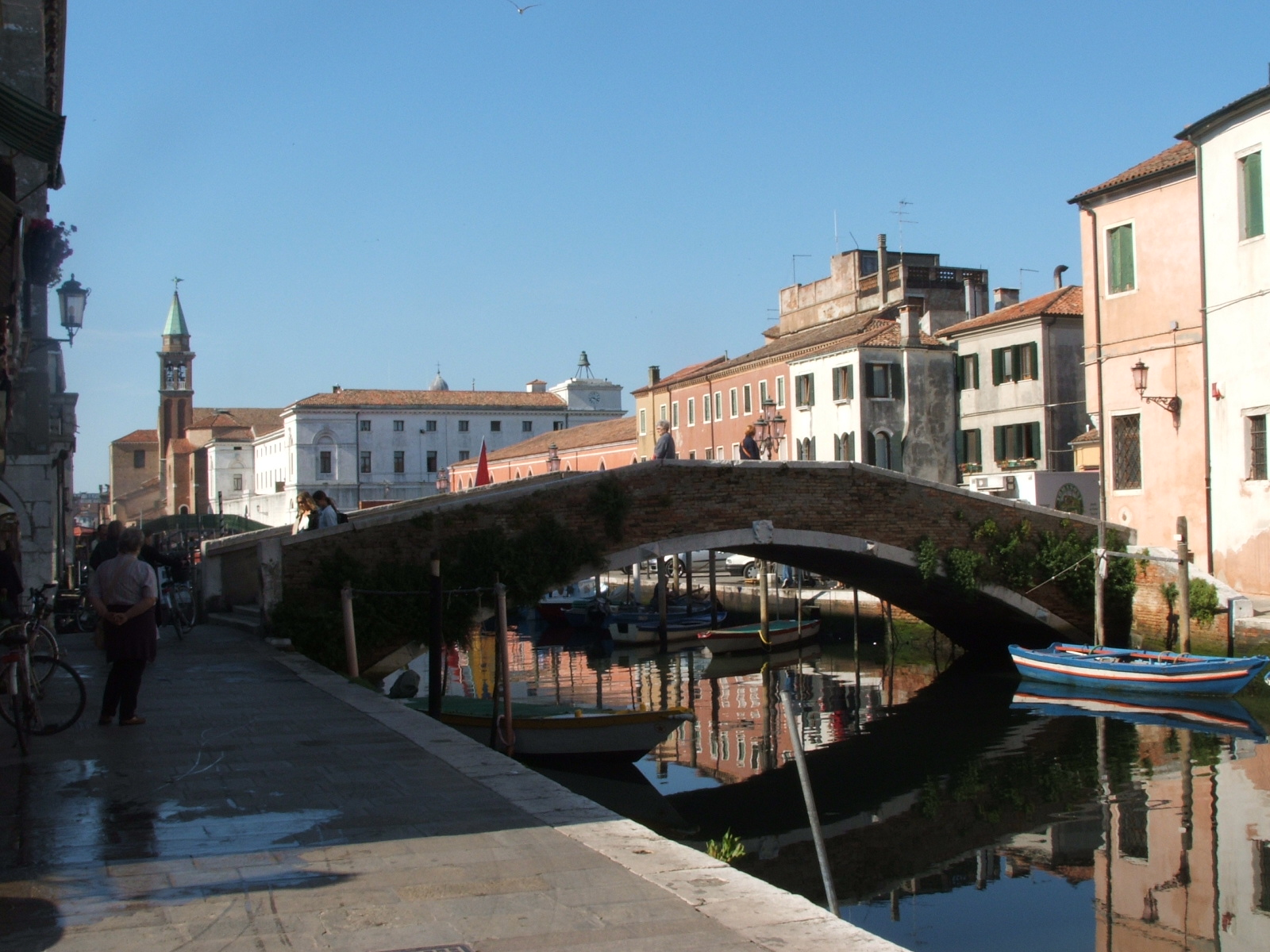 Каналы в вене. Кьоджа. Венеция Chioggia Piazzetta Vigo. Тонда ди Кьоджа описание.