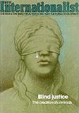 Couverture d'une édition du New Internationalist intitulée Blind Justice