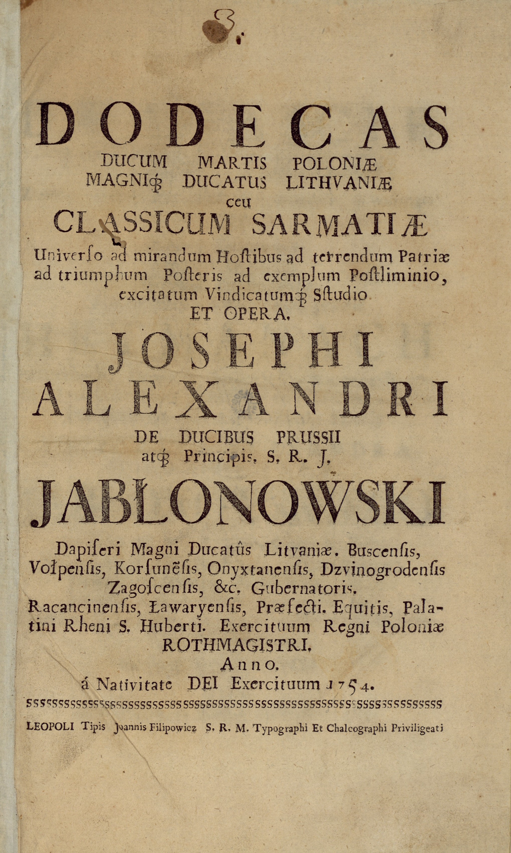 File Dodecas Ducum Martis Poloniae 1754 Jpg Wikimedia Commons