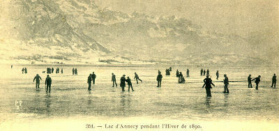 lac d annecy gele