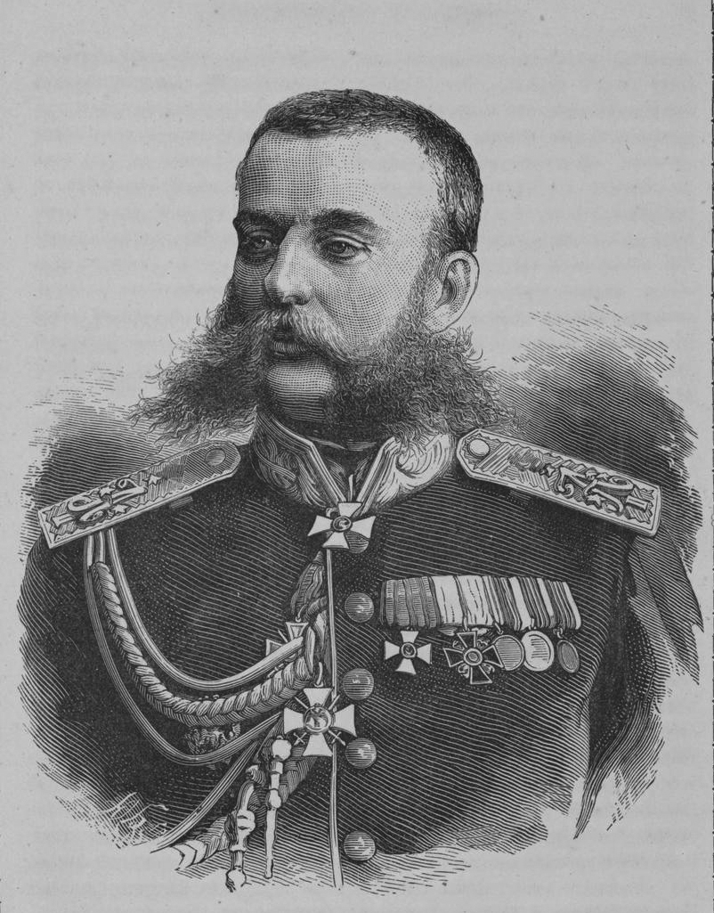 1877 1878 гг военачальник. Скобелев белый генерал.